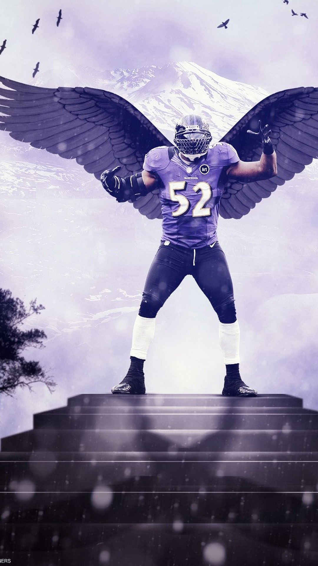 Apple Baltimore Ravens iPhone Wallpaper With high-resolution 1080X1920 pixel. Donwload and set as wallpaper for your iPhone X, iPhone XS home screen backgrounds, XS Max, XR, iPhone8 lock screen wallpaper, iPhone 7, 6, SE, and other mobile devices