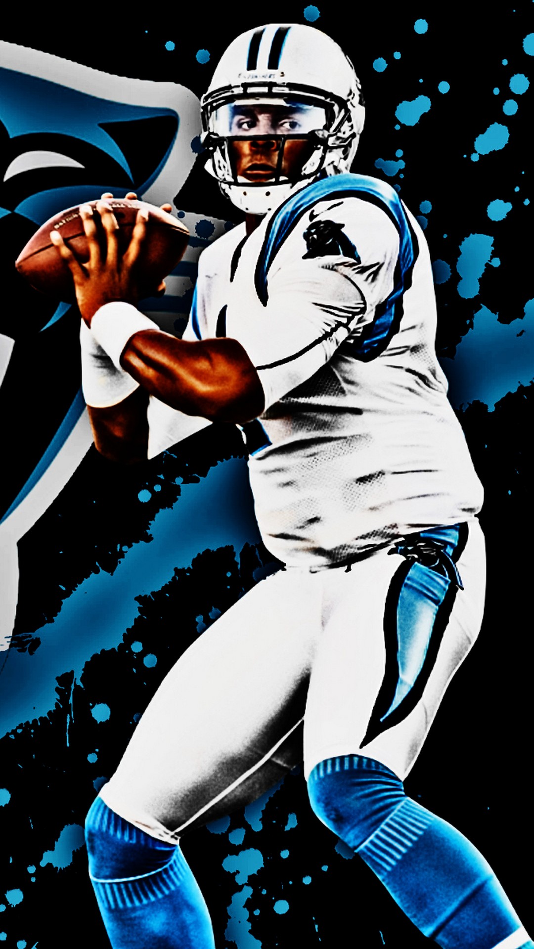 Carolina Panthers iPhone Apple Wallpaper with high-resolution 1080x1920 pixel. Donwload and set as wallpaper for your iPhone X, iPhone XS home screen backgrounds, XS Max, XR, iPhone8 lock screen wallpaper, iPhone 7, 6, SE and other mobile devices