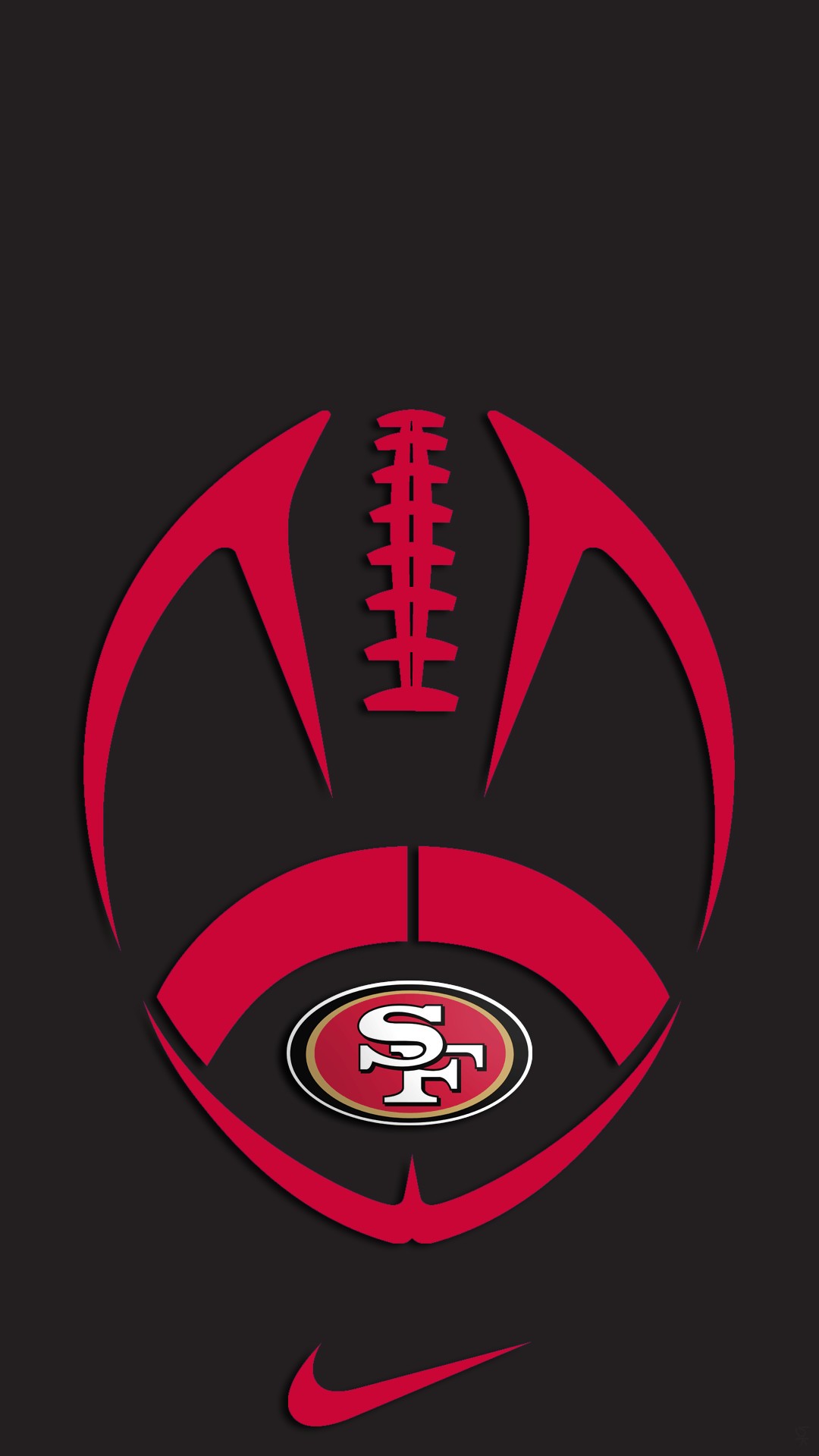 San Francisco 49ers iPhone Wallpaper Size With high-resolution 1080X1920 pixel. Donwload and set as wallpaper for your iPhone X, iPhone XS home screen backgrounds, XS Max, XR, iPhone8 lock screen wallpaper, iPhone 7, 6, SE, and other mobile devices