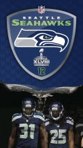 Seattle Seahawks iPhone Screen Wallpaper