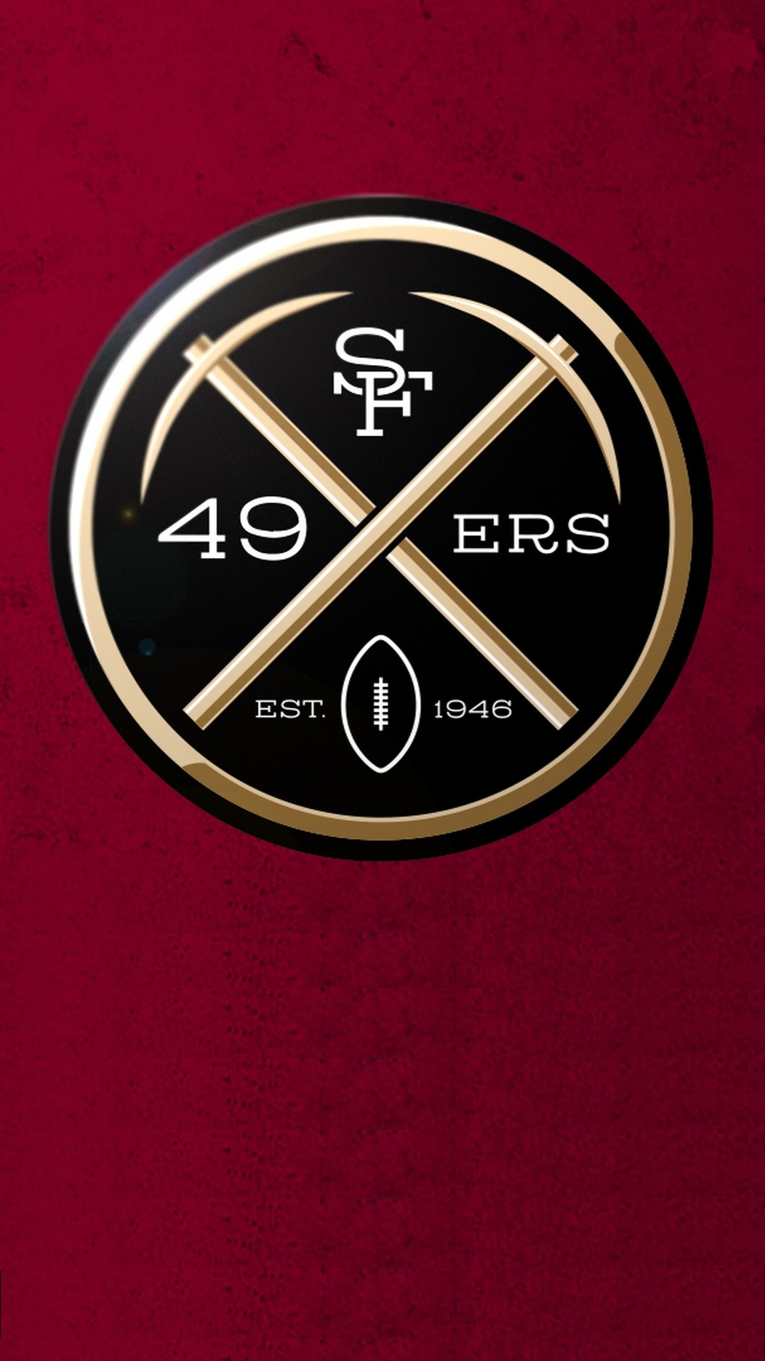 49ers iPhone Lock Screen Wallpaper with high-resolution 1080x1920 pixel. Donwload and set as wallpaper for your iPhone X, iPhone XS home screen backgrounds, XS Max, XR, iPhone8 lock screen wallpaper, iPhone 7, 6, SE and other mobile devices